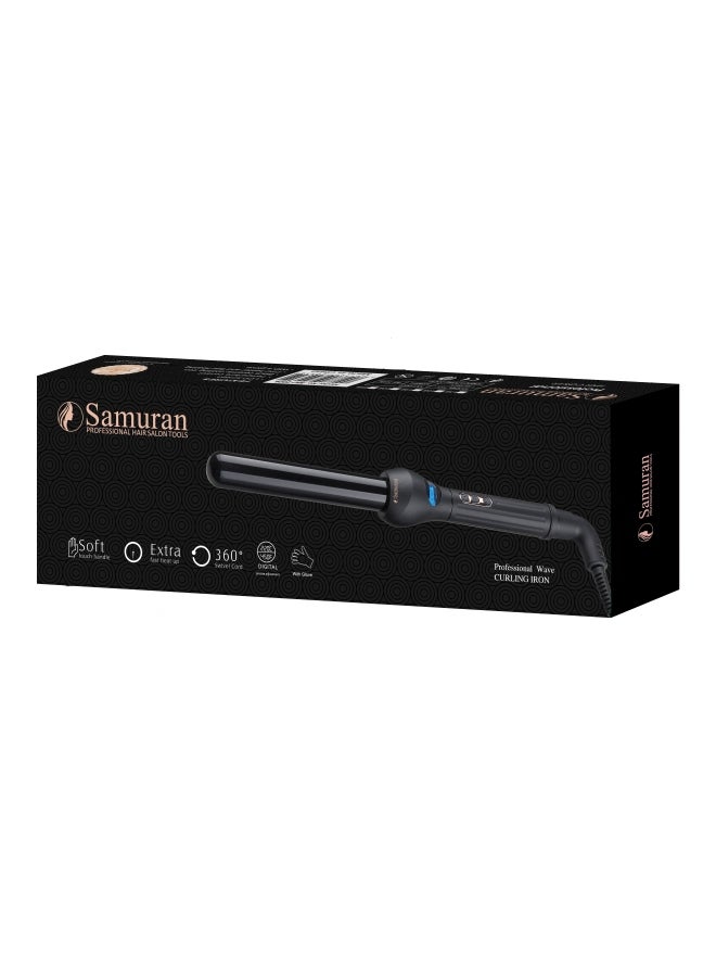 Samuran - Professional Hair Wave Curling Iron Black - Image 1