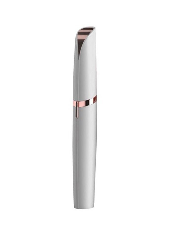 Eyebrow Hair Epilator White/Rose Gold 15cm - Image 1
