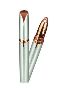 ماركة غير محددة ماكينة إزالة شعر الحواجب أبيض/وردي ذهبي 15سم  - Image 2