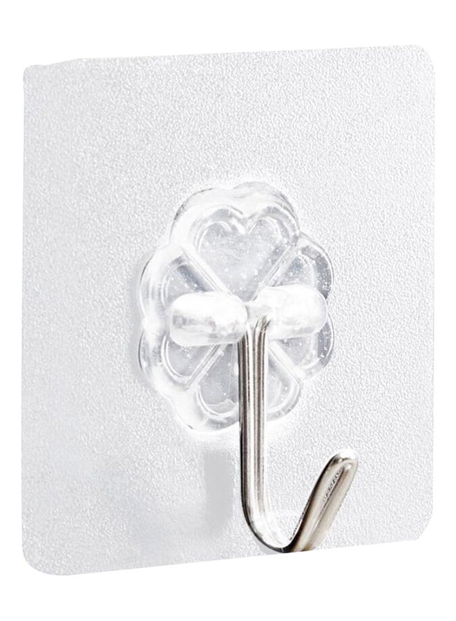 Adhesive Seamless Wall Hooks Clear 60 x 60centimeter - Image 1
