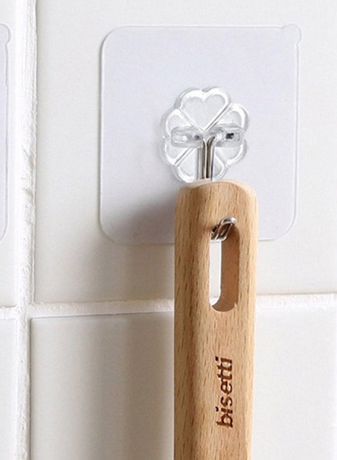 Adhesive Seamless Wall Hooks Clear 60 x 60centimeter - Image 2