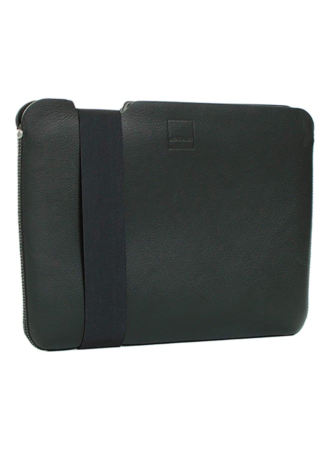acme Stretch Shell Skinny Leather Sleeve For Apple MacBook Pro 13 Black  - Image 1