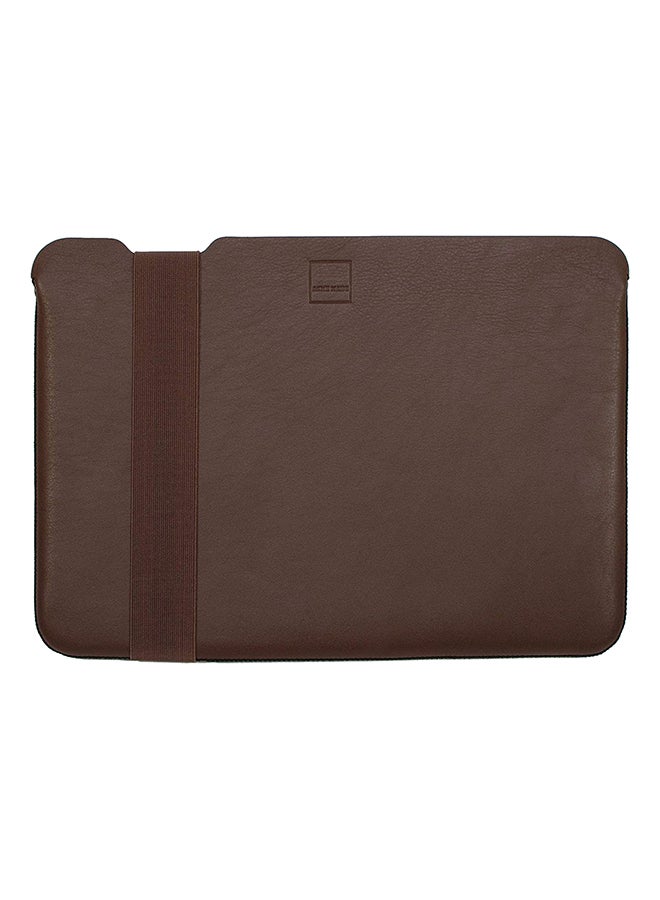acme Stretch Shell Skinny Leather Sleeve For Apple MacBook Air 13 Brown  - Image 1