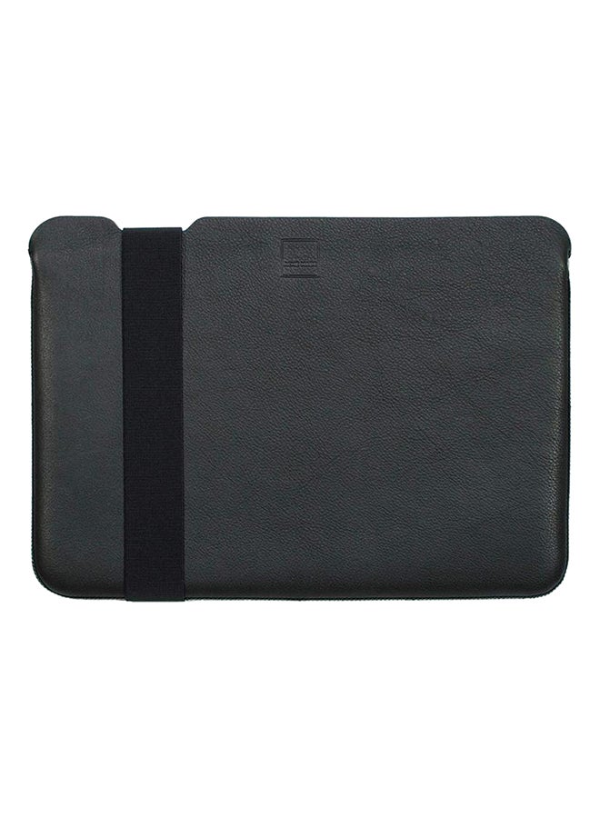 acme Stretch Shell Skinny Leather Sleeve For Apple MacBook Pro 13 Black  - Image 2