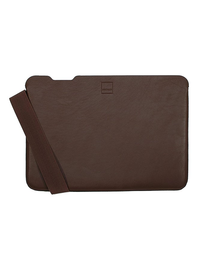 acme Stretch Shell Skinny Leather Sleeve For Apple MacBook Air 13 Brown  - Image 2