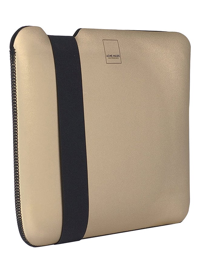 acme Stretch Shell Skinny Sleeve For Apple MacBook 12 Gold/Black  - Image 2