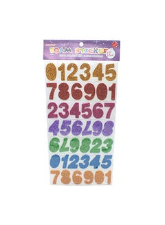 Numbers Shape Foam Sticker