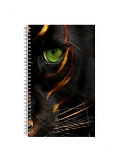 Generic A5 Spiral Notebook Black/Brown/Green 