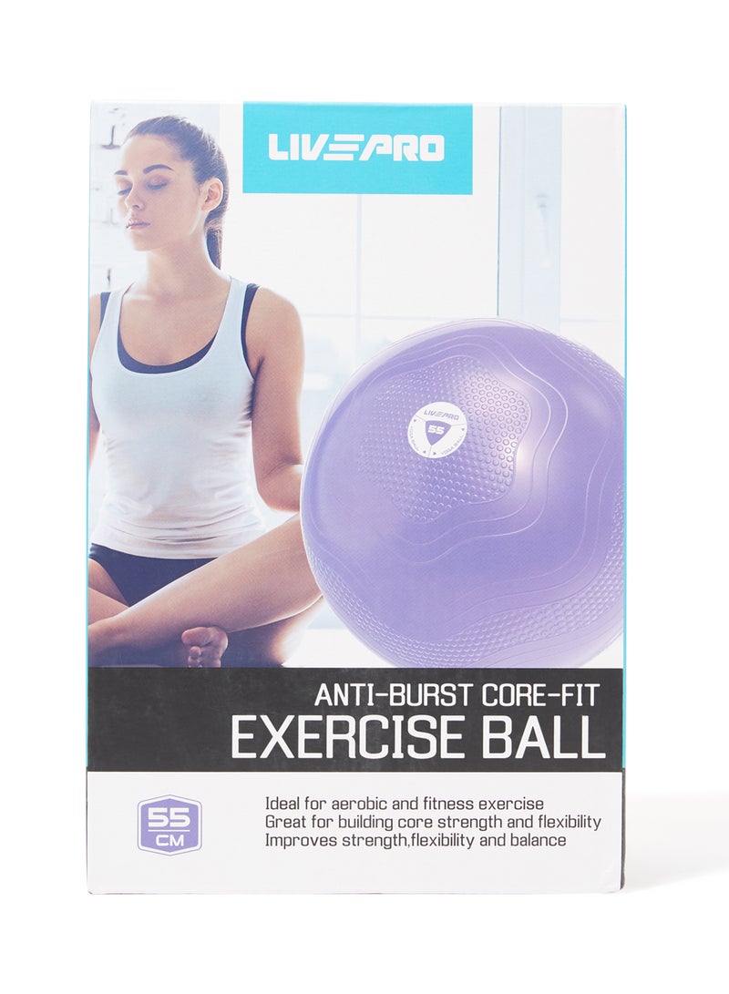 LivePro Anti-Burst Core-Fit Exercise Ball 55cm  - Image 3