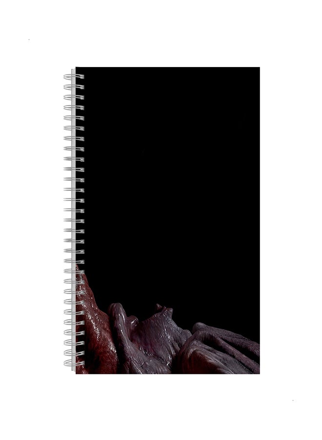 Generic A4 Spiral Notebook Black/Red/Pink 
