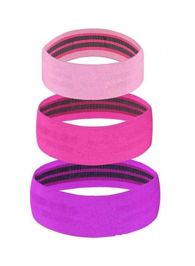 Generic 3Pcs Hip Resistance Circle Bands -Soft &Amp; Thick Cloth Fabric Glute Band Loop For Warm Ups, Side Walk, Squat  - Image 1