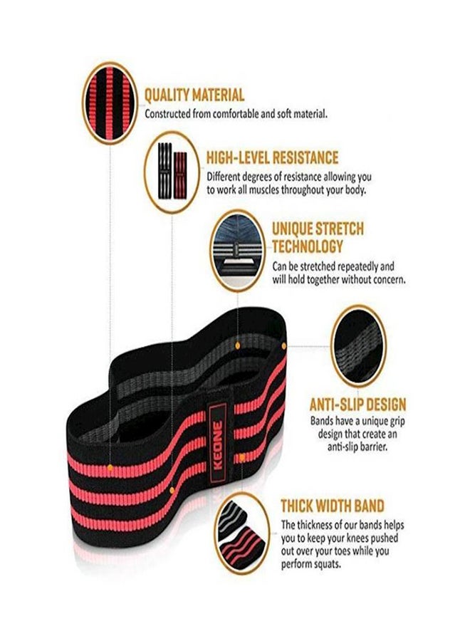 Generic Booty Bands - Hip Resistance Band for Glute Workout Set - Elastic Fabric Resistance Fitness Loop - Exercise Legs  Butt  Thighs - Thick, Wide, Heavy Cloth Bootie Training  Lift - Image 5