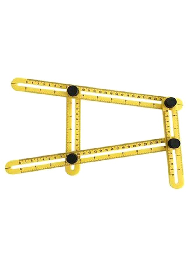 Generic Folding Positioning Ruler Yellow/Black  - Image 1