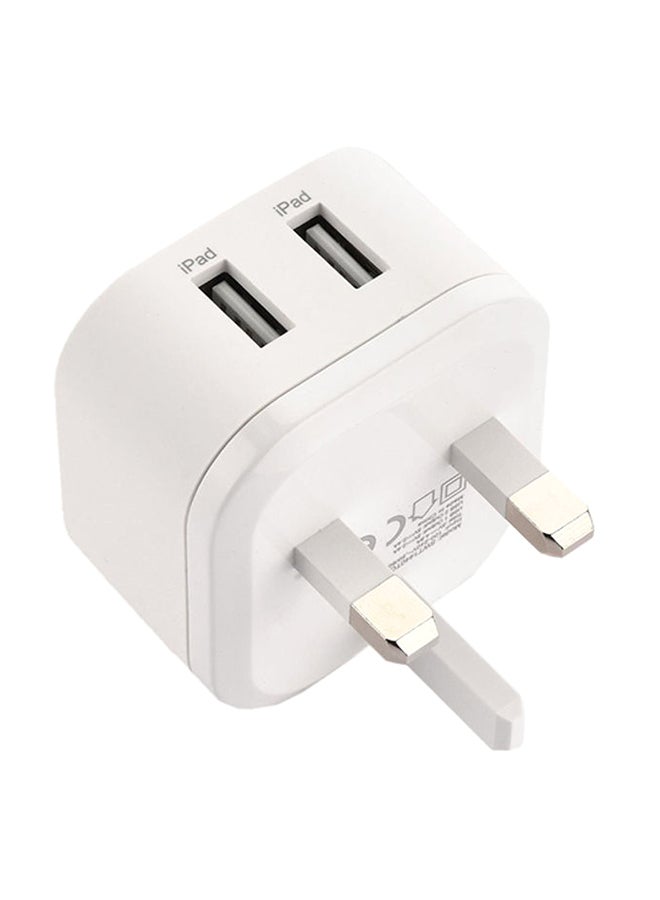 Switch Dual USB Wall Charger With Type-C Cable White  - Image 2