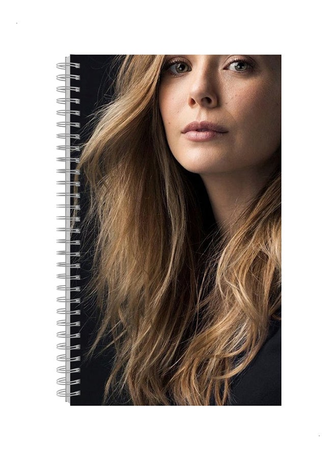 Generic - A5 Spiral Notebook Beige/Brown/Black - Image 1