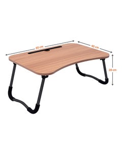 NuSense Multi-Purpose Laptop Table With Dock Stand Beige/Black  - Image 2