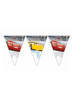 Procos 9-Piece Disney Cars 3 Printed Triangle Flag Banner Set  - Image 2
