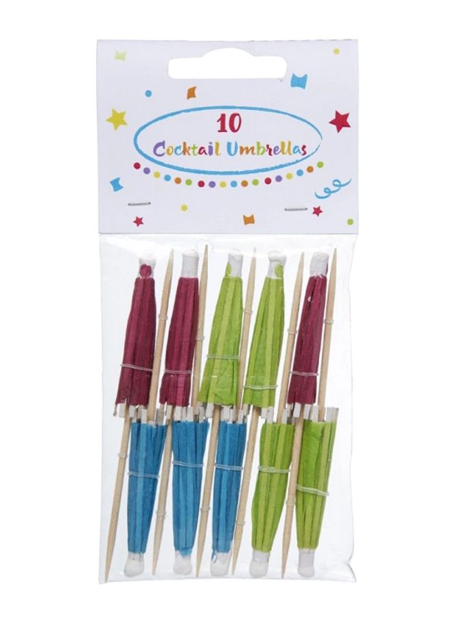 بروكوس طقم مظلات كوكتيل من 10 قطع - Image 1