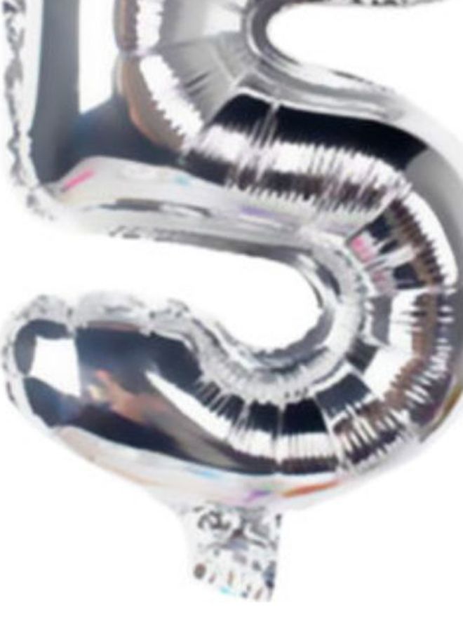 Procos - No. 5 Numeral Foil Balloon 33cm - Image 1