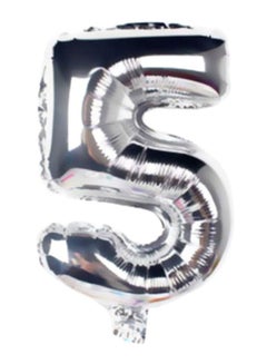 Procos No. 5 Numeral Foil Balloon 33cm  - Image 1