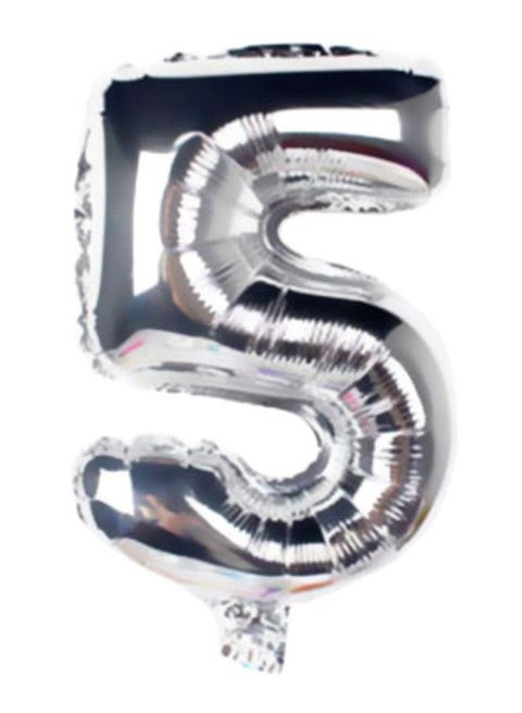 No. 5 Numeral Foil Balloon 33cm