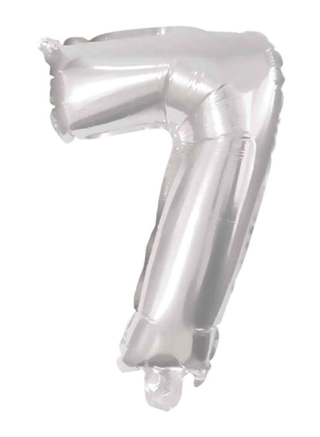 Procos No. 7 Numeral Foil Balloon 33cm - Image 1
