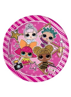 Procos Metallic Lol Glitterati Paper Plate 20cm  - Image 1