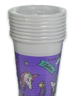 Procos 8-Piece Minnie Unicorn Printed Cup Set 200ml  - Image 2