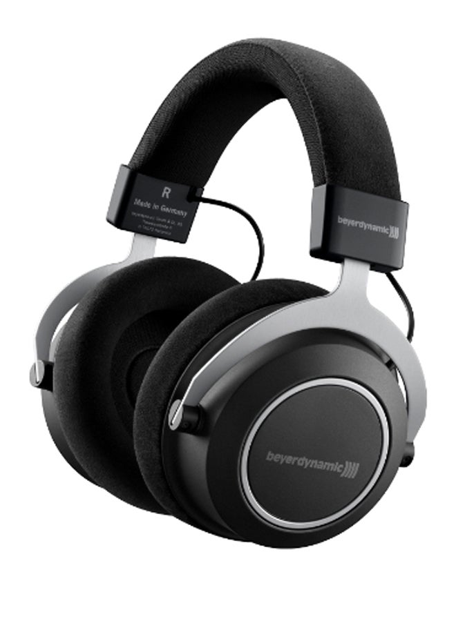 بيير ديناميك سماعة رأس أميرون تعمل بتقنية البلوتوث بتصميم يغطي الأذن أسود/فضي - Image 1