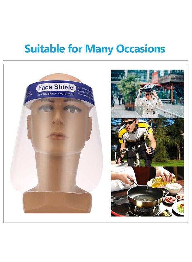 Splash Protection Transparent Full Face HD Shield - Image 3