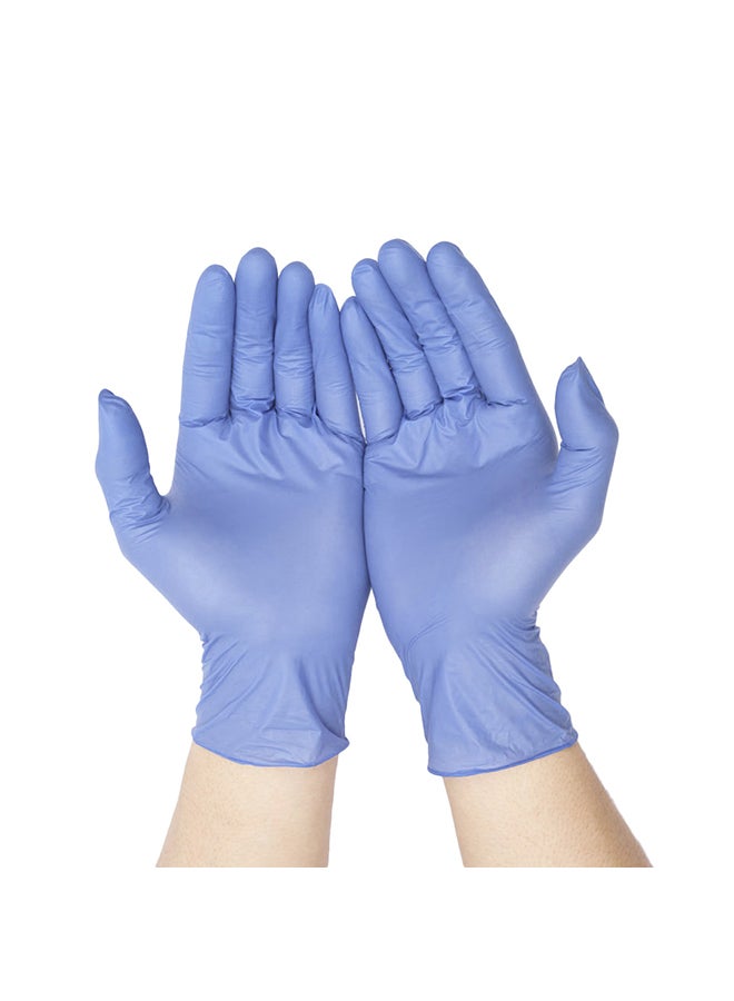 Pair Of 50 Powder-Free Sterile Food Grade Disposable Gloves Purple XL - Image 2