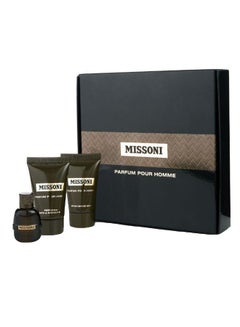 طقم هدايا بارفان بور أوم (EDP 5ml, Shower Gel 25ml & After Shave Balm 25ml)
