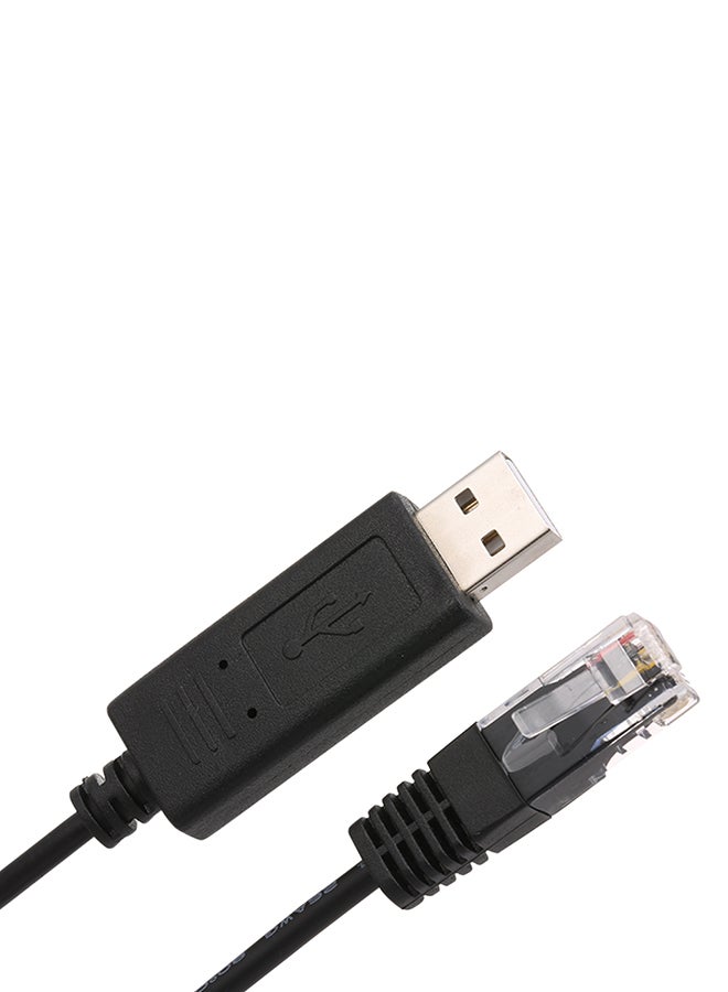 ماركة غير محددة كابل شحن بالطاقة الشمسية من منفذ USB إلى منفذ جهاز الكمبيوتر RS485 من سلسلة تريسر أسود  - Image 3