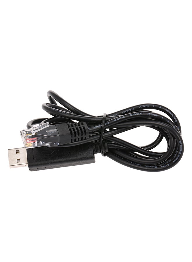 ماركة غير محددة كابل شحن بالطاقة الشمسية من منفذ USB إلى منفذ جهاز الكمبيوتر RS485 من سلسلة تريسر أسود  - Image 2