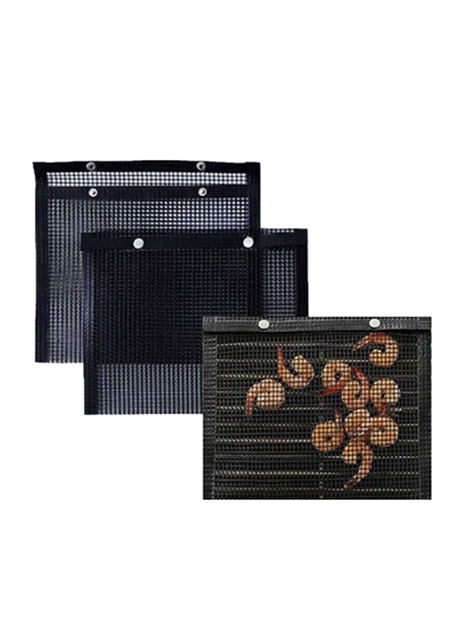 Generic 2-Piece Non-Stick Heat Resistant Mesh Bag Set Light Brown/Black - Image 2