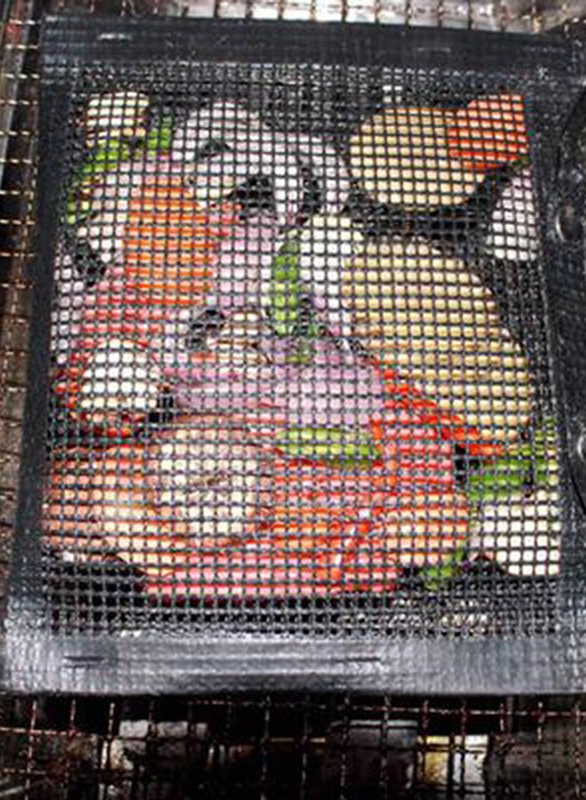Generic 2-Piece Non-Stick Heat Resistant Mesh Bag Set Light Brown/Black - Image 4