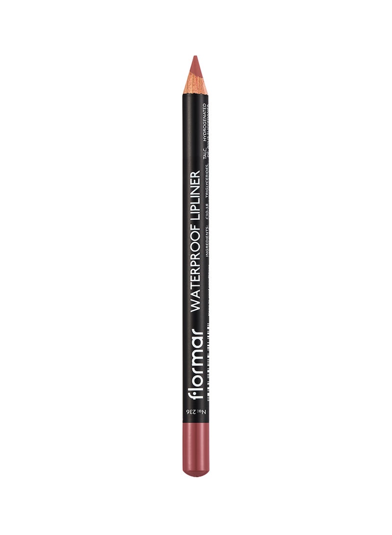flormar Waterproof Lipliner Pencil 236 Nut Cookie 