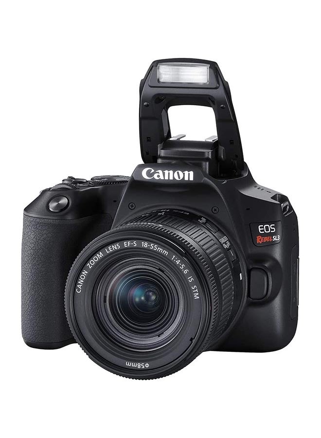 Canon - EOS Rebel SL3 DSLR With EF-S 18-55mm f/4-5.6 IS STM Lens,LCD Touchscreen, Built-In Wi-Fi, Bluetooth And NFC - Image 1