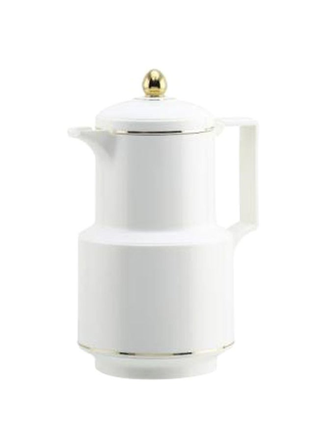 Rose Thermos For Coffee And Tea White/Gold - Image 1