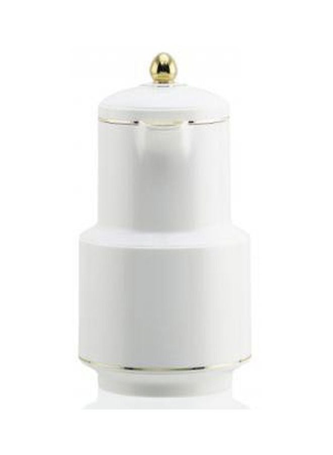 Rose Thermos For Coffee And Tea White/Gold - Image 2