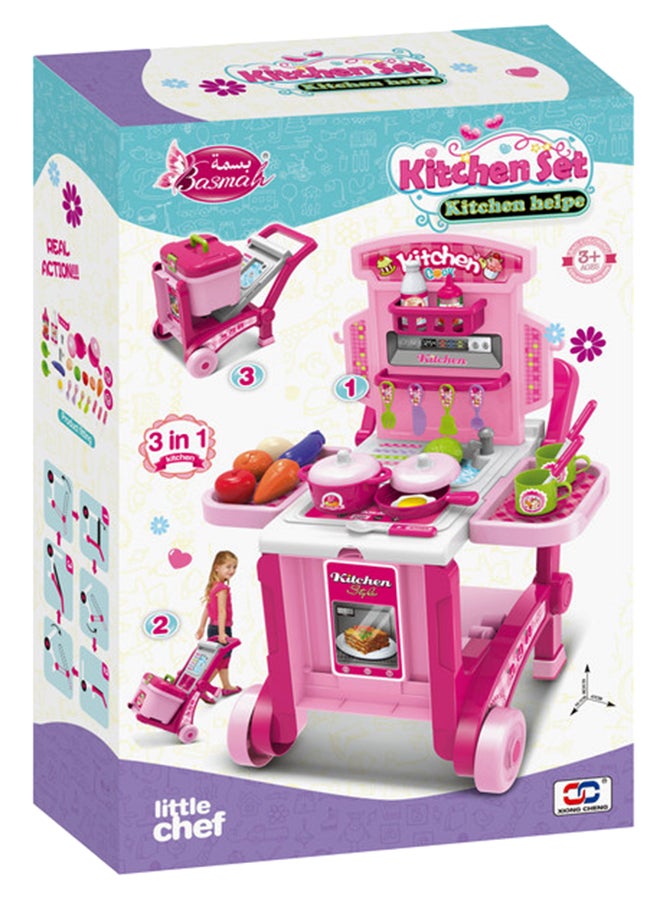 Basmah Kitchen Play Set With Loader - Image 2
