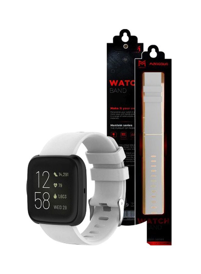 مارجون سوار بديل لساعة فيتبيت فيرسا/ فيرسا 2 أبيض - Image 1