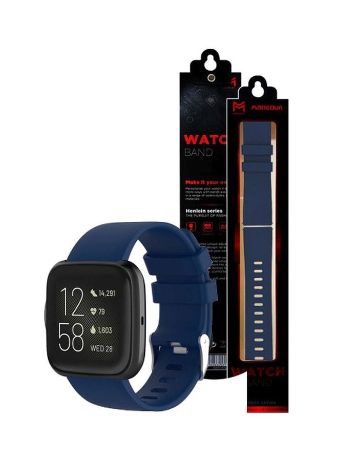 MARGOUN Henlein Series Replacement Band For Fitbit Versa/Versa 2 Blue - Image 2