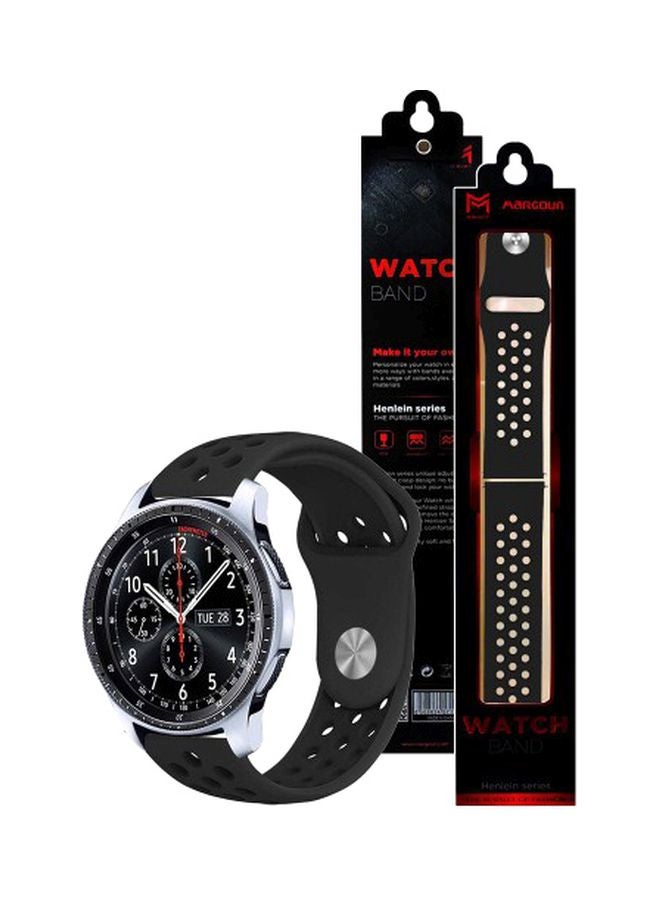 MARGOUN Henlein Series Replacement Band For Samsung Galaxy Active/Active 2 40/44mm Black - Image 1