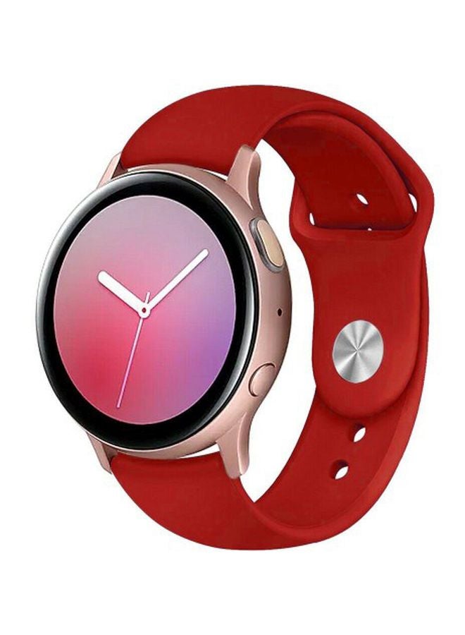 MARGOUN Henlein Series Replacement Band For Samsung Galaxy Active/Active 2 40/44mm Red - Image 2