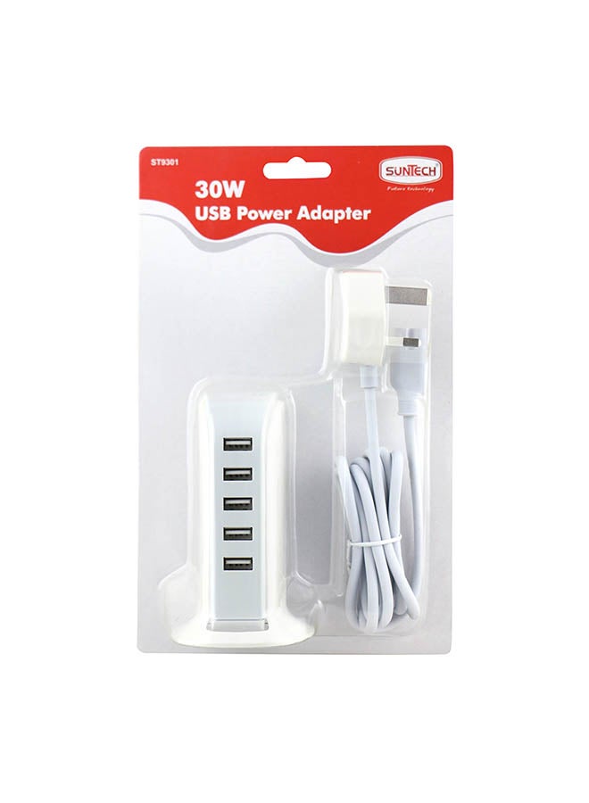 SUNTECH USB Power Adapter White  - Image 2