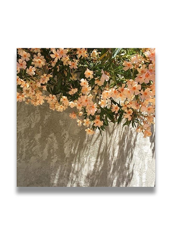 لوحة فنية للزينة بإطار مخفي تحمل صورة أزهار متعدد الألوان 50 x 50سم