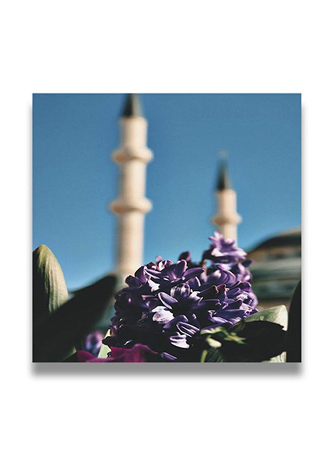Flowers Themed Decorative Wall Art Painting With Hidden Frame Multicolour 50 x 50cm