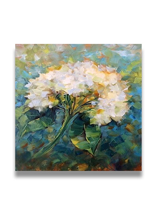 لوحة فنية للزينة بإطار مخفي تحمل صورة أزهار متعدد الألوان 50 x 50سم