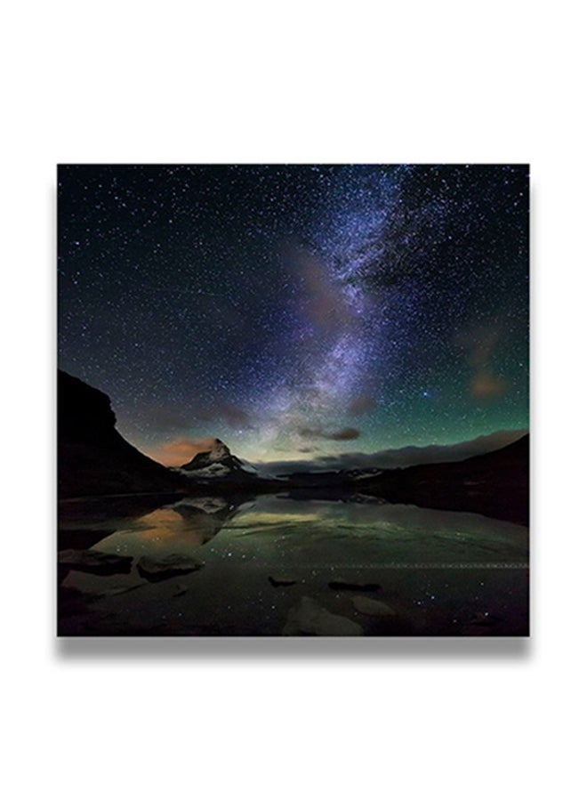 لوحة فنية لديكور الحائط بإطار مخفي متعدد الألوان 50 x 50سم